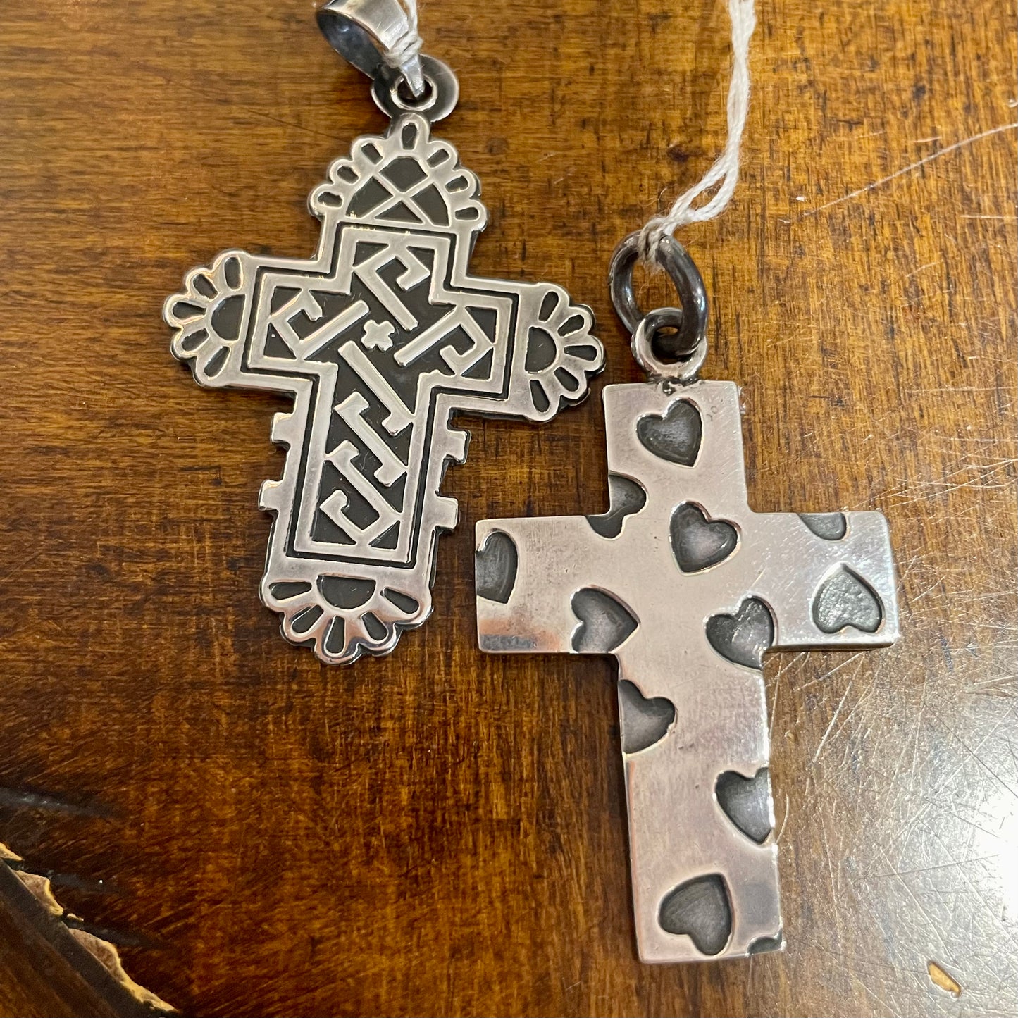 Sterling Silver 2” Crosses