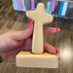 Wood Standing Hand Cross
