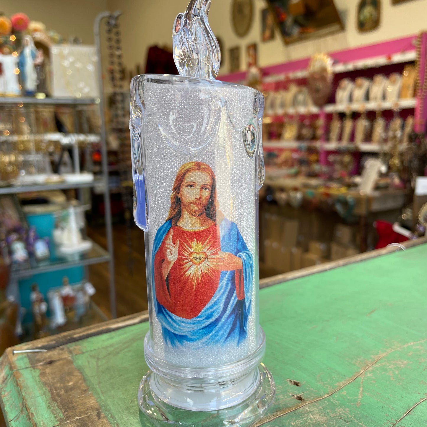 Sacred and Immaculate Heart Battery Operated Candles
