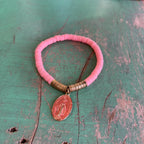 Miraculous Medal Heishi Bracelet