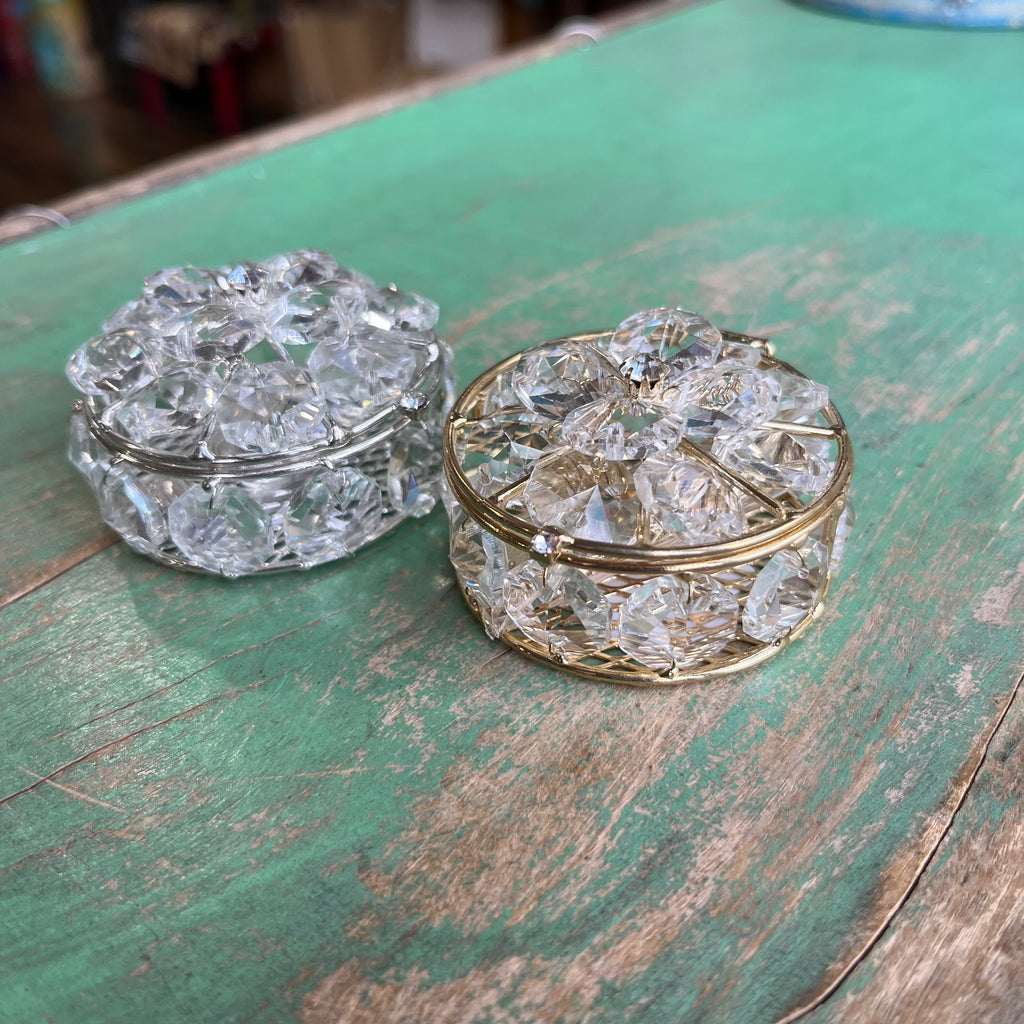 Round Crystal Box with Arras