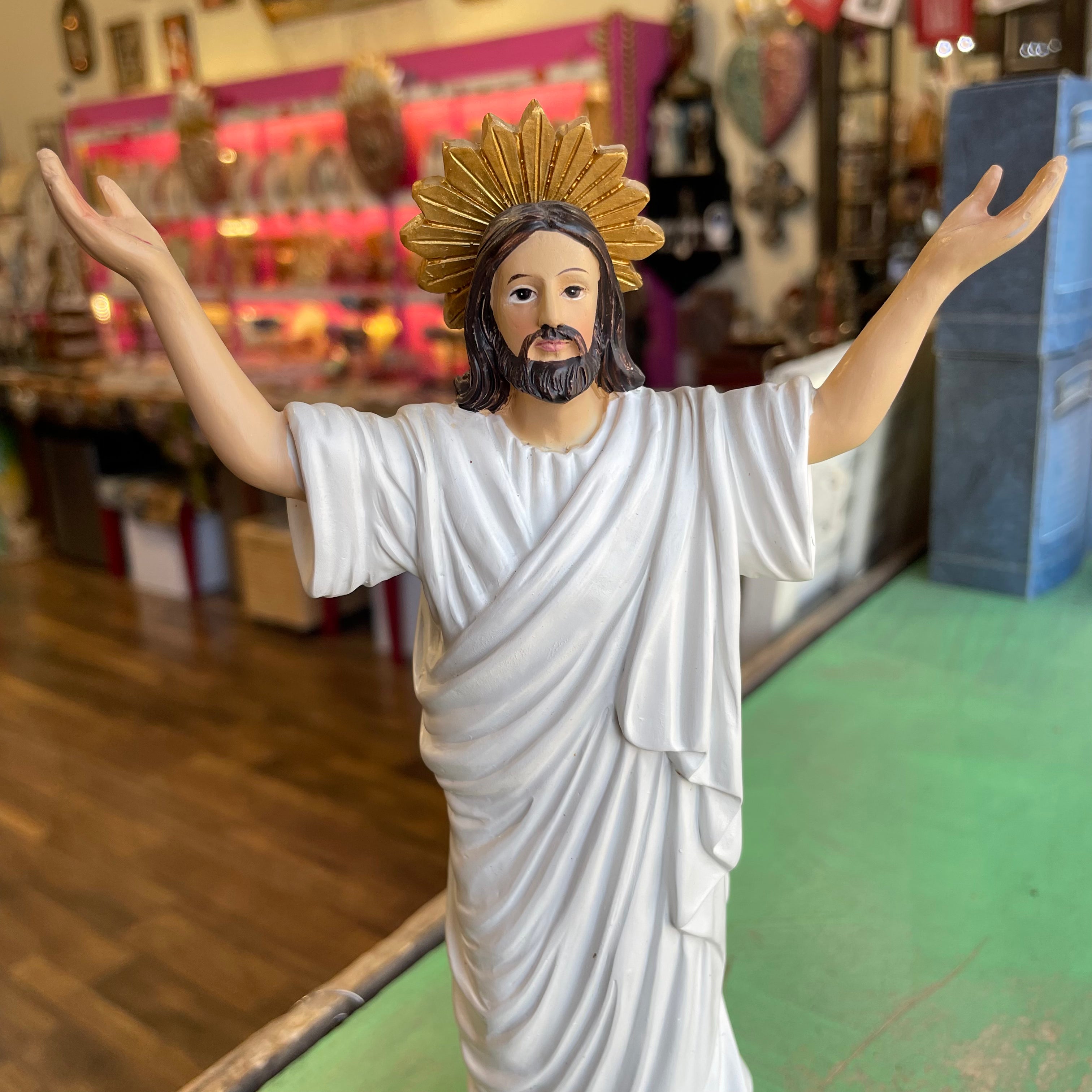 Resin Resurrection 8” Jesus