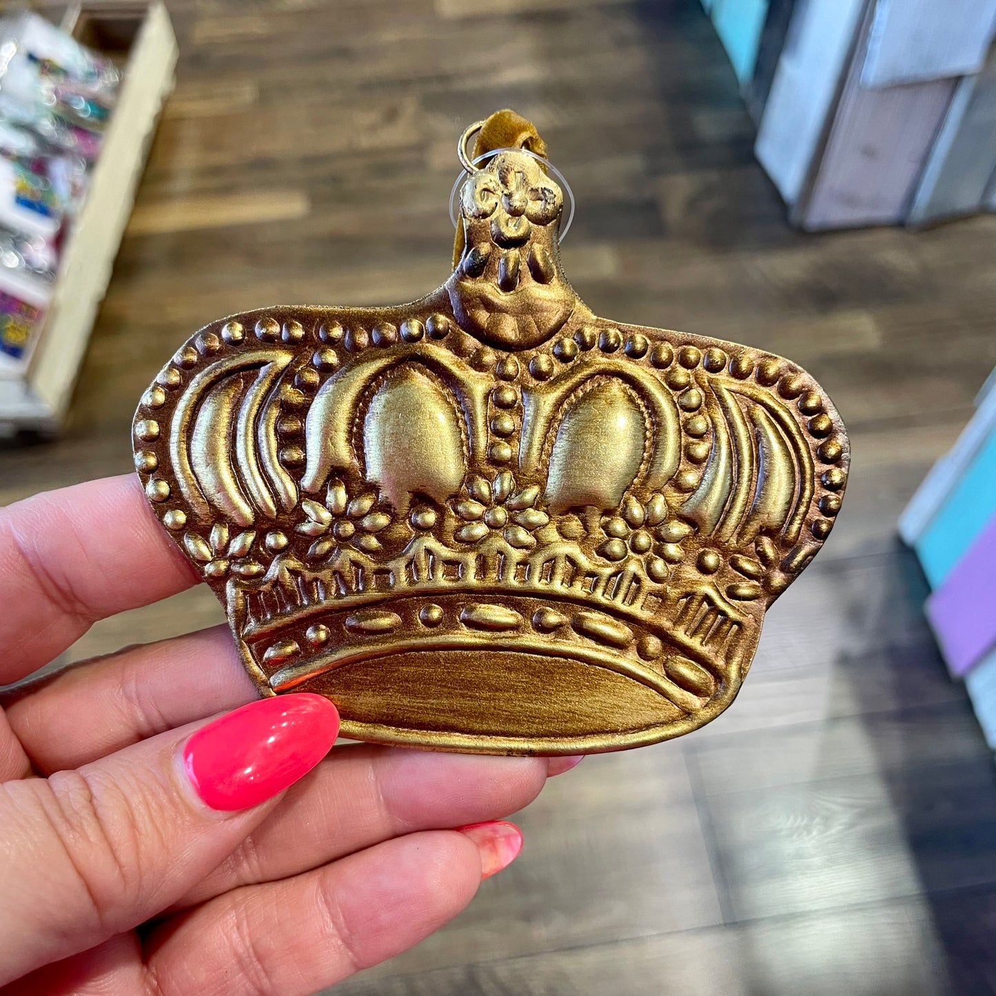 Crown Tin Ornament