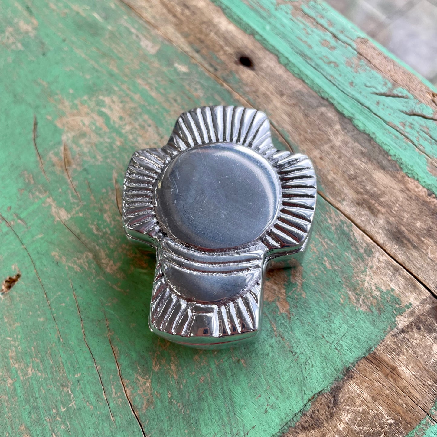 Pewter Cross Box