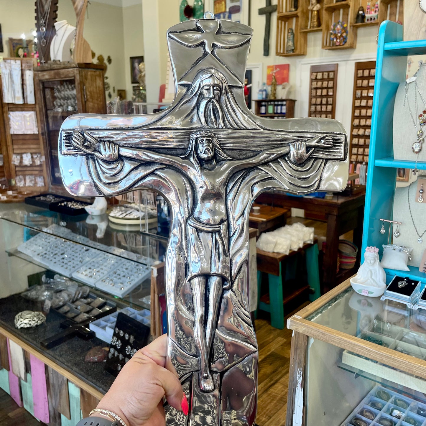 Pewter Hoy Trinity Cross