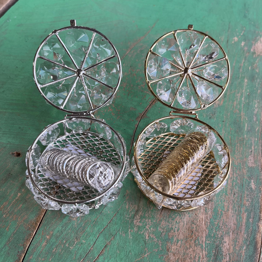 Round Crystal Box with Arras