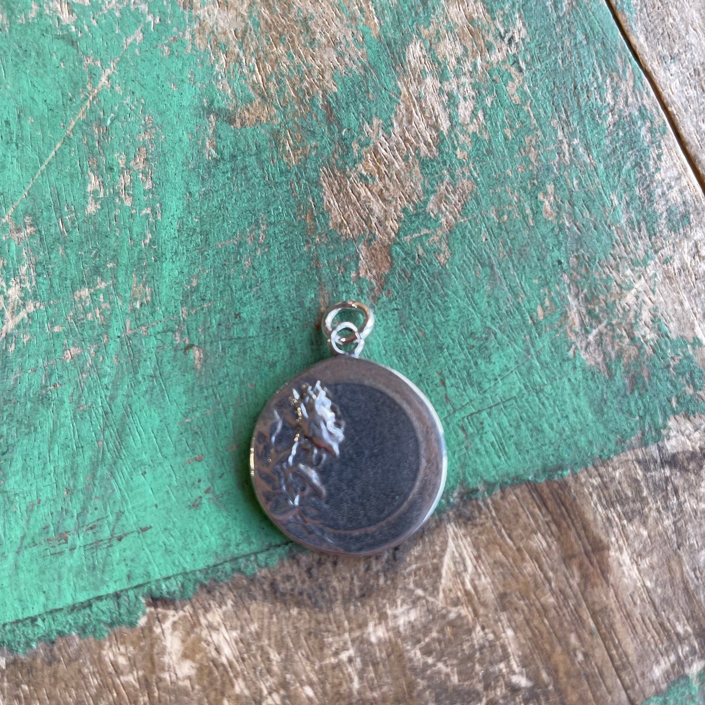 Sterling Silver Mary Medal