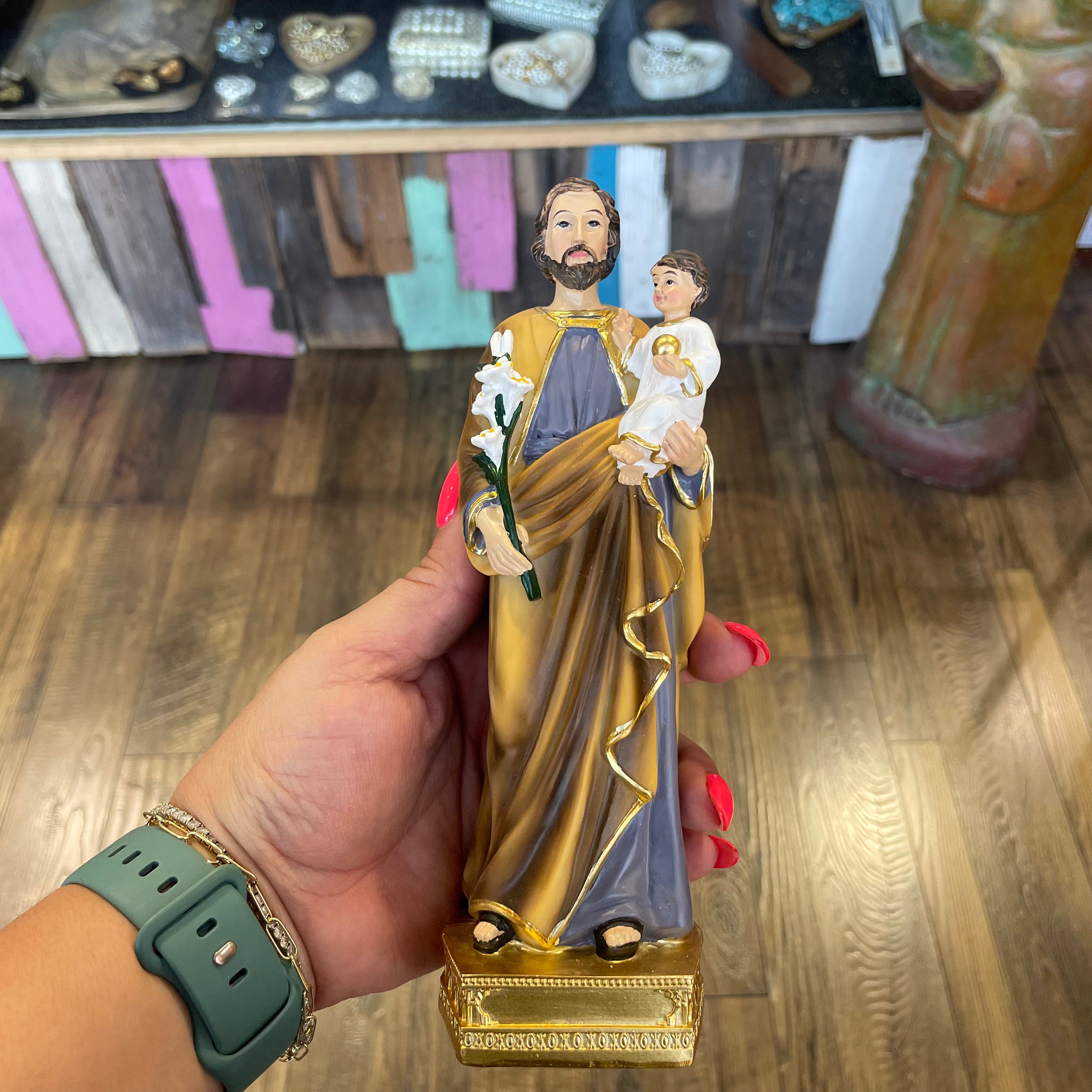 Resin St Joseph Statue