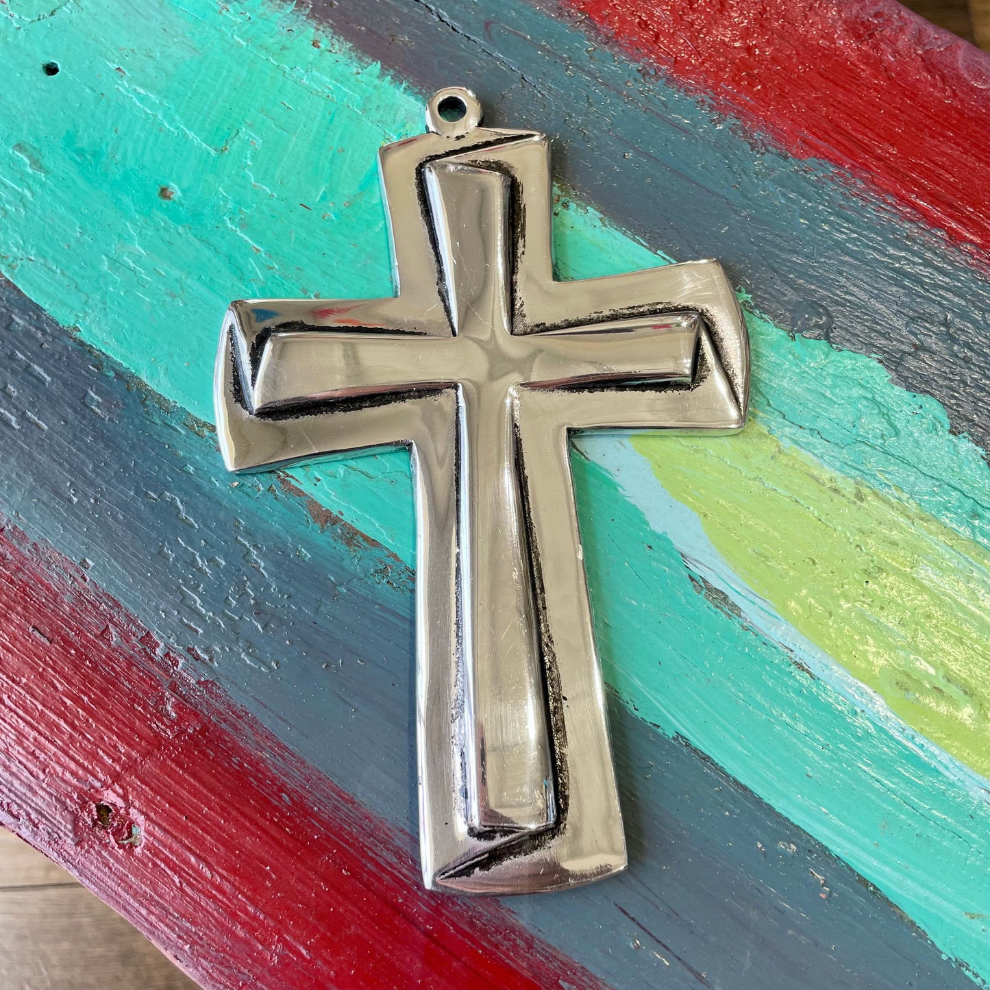 Pewter Double Cross