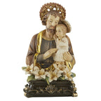 8" St Joseph with Child Statue