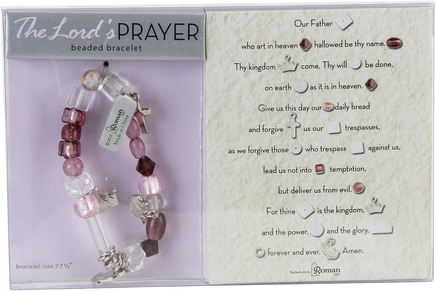 The Lords' Prayer Sparkling Crystal Accented Wrap Bracelet | eBay