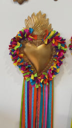 Fiesta XL Sacred Heart Wreath