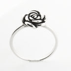 Sterling Silver Small Rose Ring