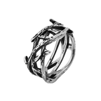Stainless Steel Crown of Thorns Ring