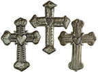 Small Sacred Heart Cross Ornaments