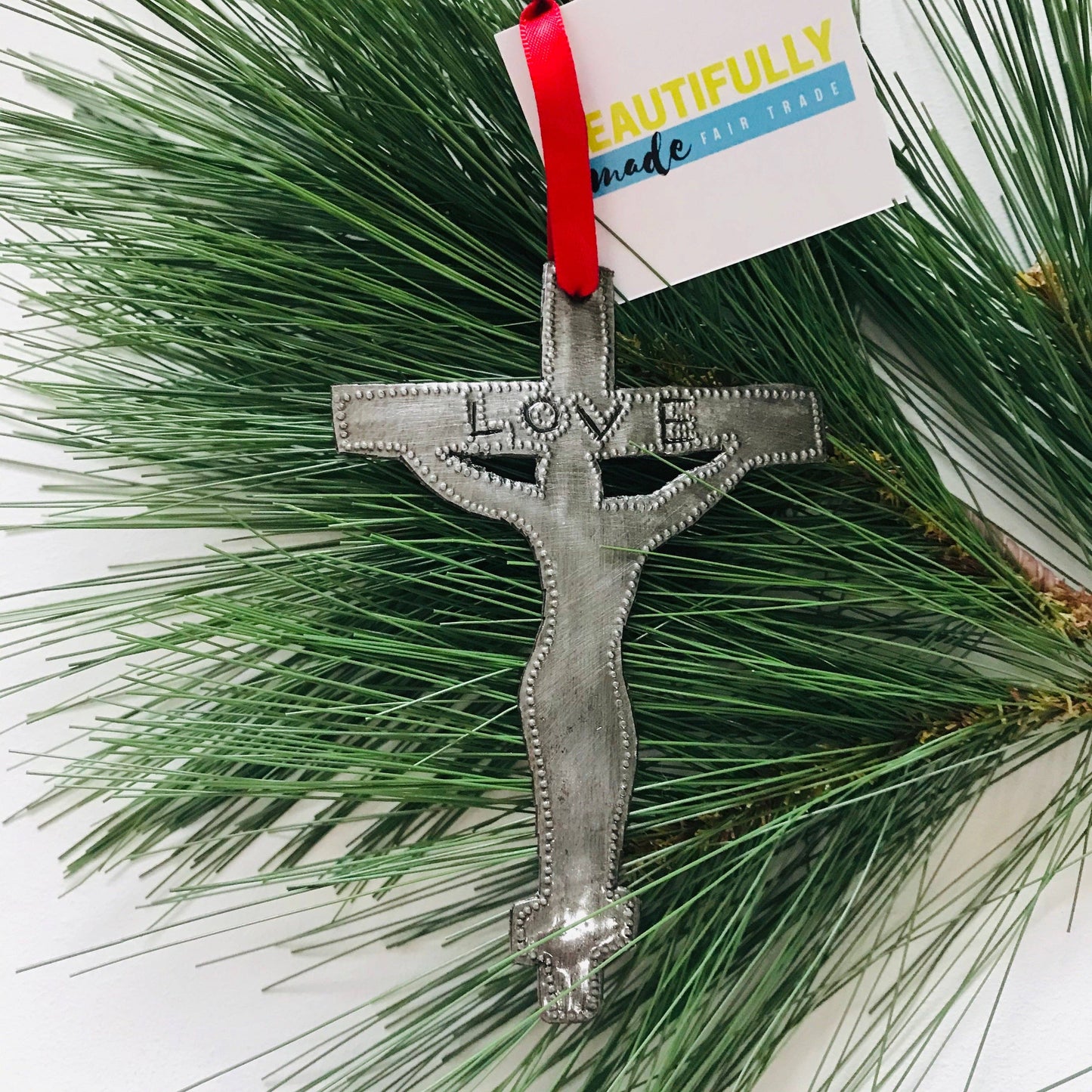 Jesus is Love Ornament