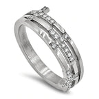 Trinity Cross Faith Hope Love Ring