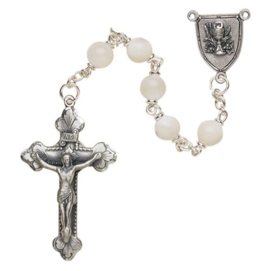 My First Holy Communion Mother of Pearl Rosary