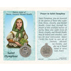 Healing Saints Prayer Cards with Medals