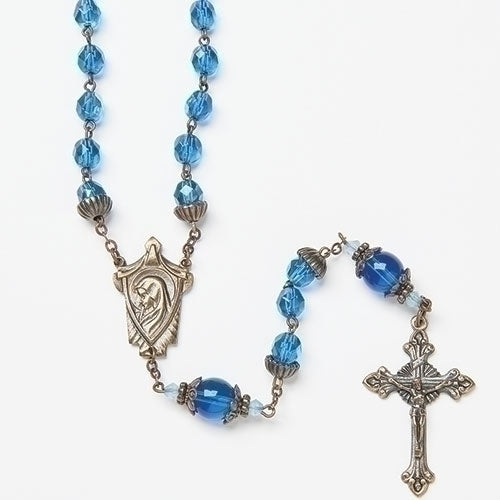 Sapphire Blue Rosary