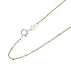 Two Toned Diamond Cut Necklace