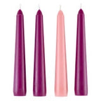 Advent Taper Wax Candles
