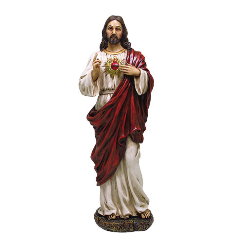 11.5" Sacred Heart of Jesus Statue