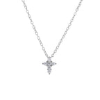Mini CZ Cross Necklace