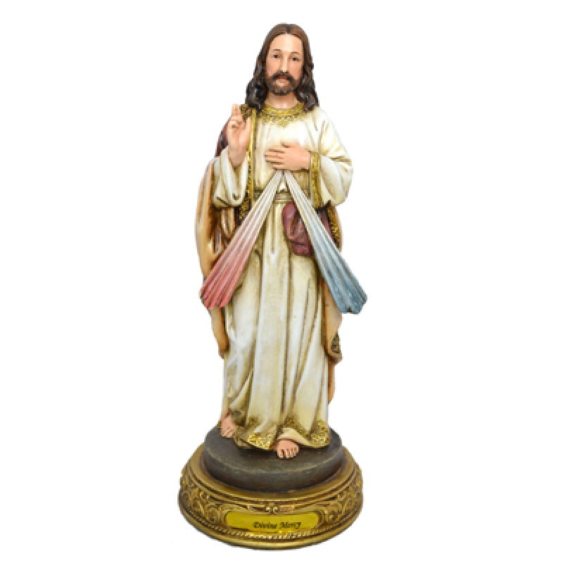 12" Divine Mercy Statue