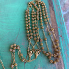 Crystal Ball Bead Wedding Lasso