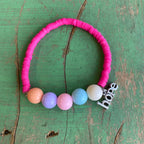 Hope Pastel Bubble Bead Bracelet