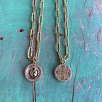 Protection Paperclip Chain Necklace