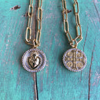 Protection Paperclip Chain Necklace