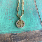 Protection Paperclip Chain Necklace