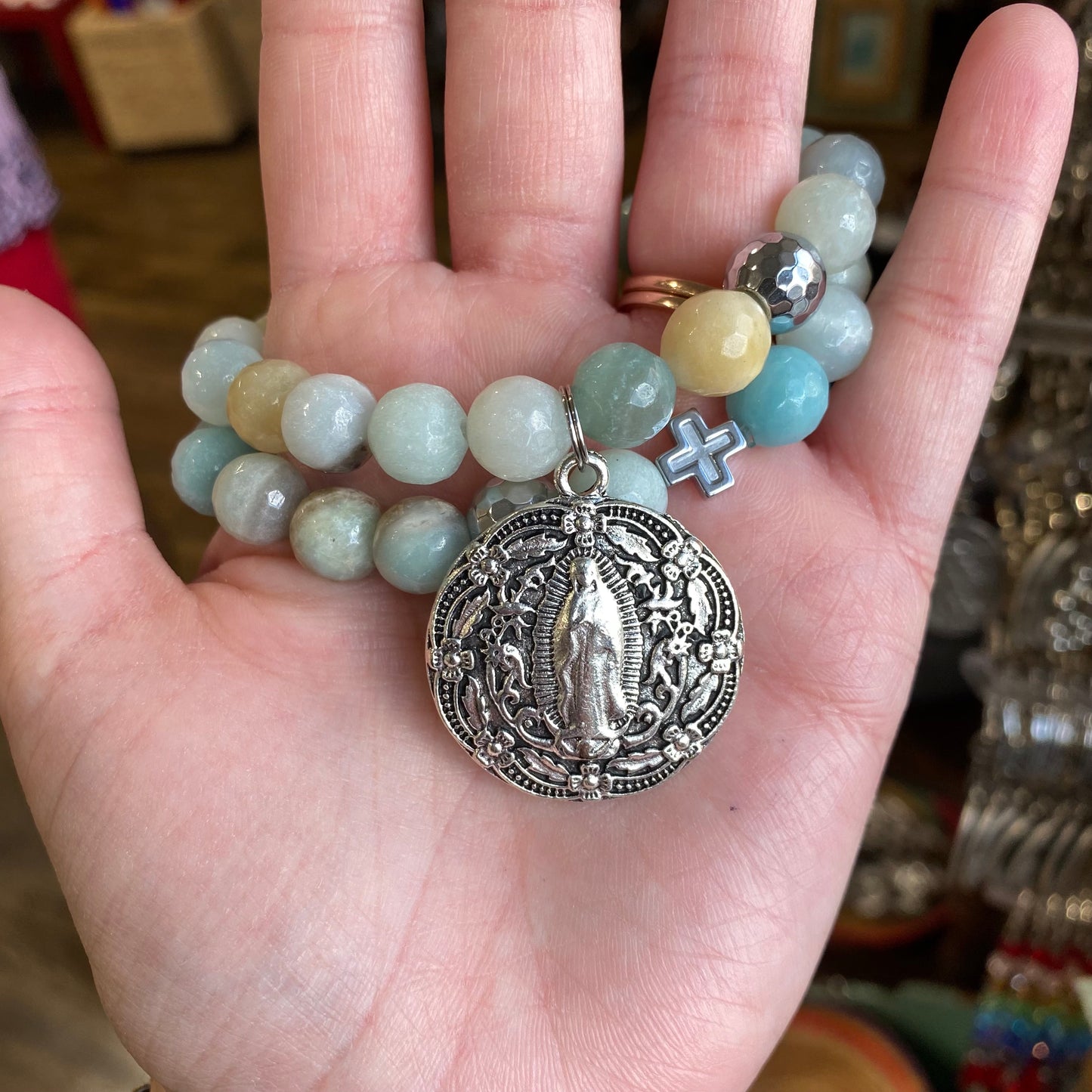 Amazonite Faith Stack