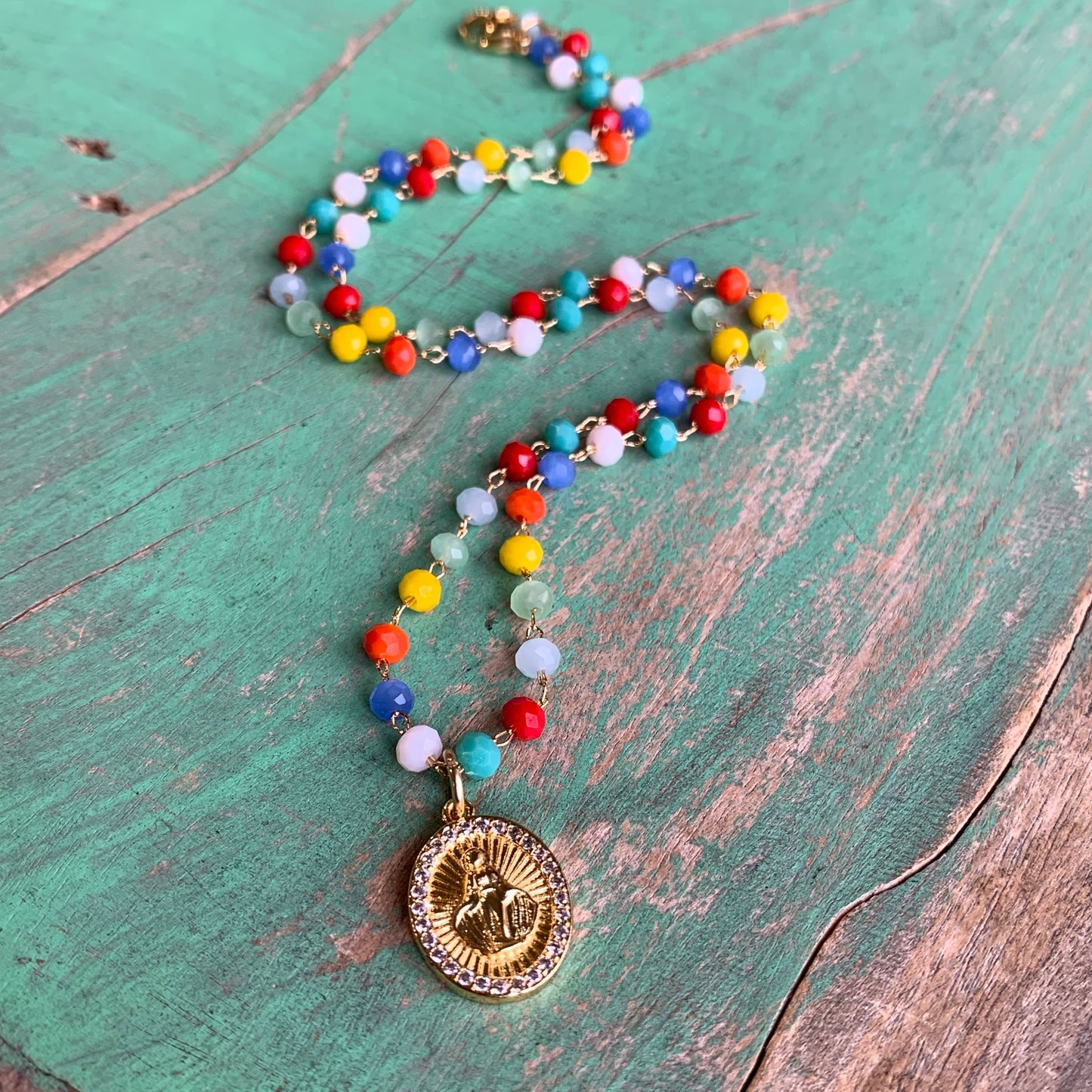 Vibrantly Colorful OLG Necklace