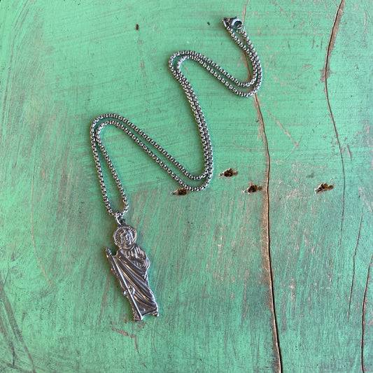 Stainless Steel St Jude Necklace