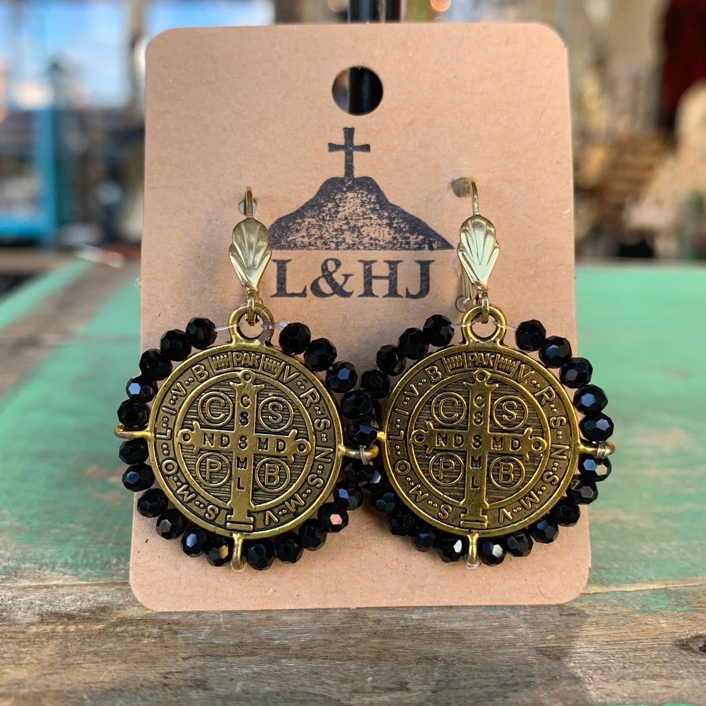 Beautifully Beaded St Benedict Earrings