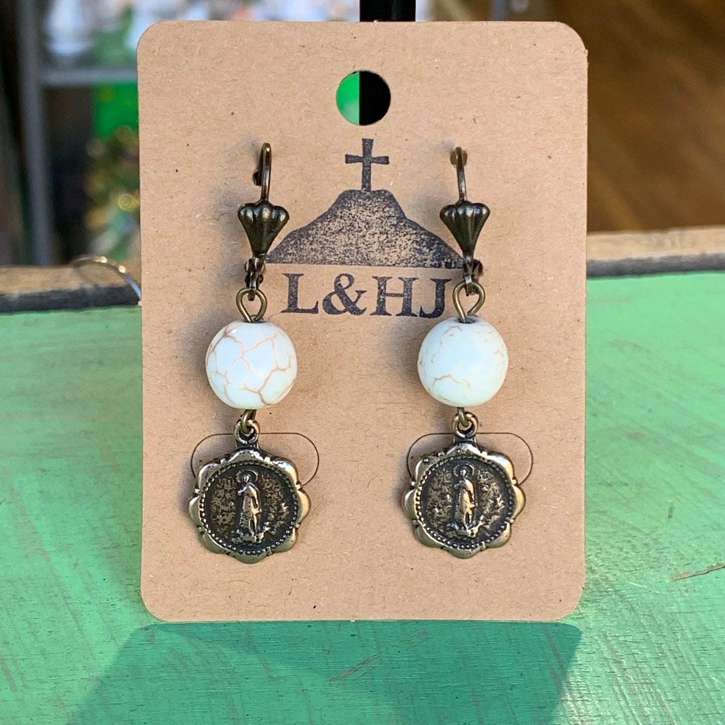 Assumption of Mary Necklace and Earrings