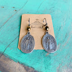 Big Miraculous Medal Earrings