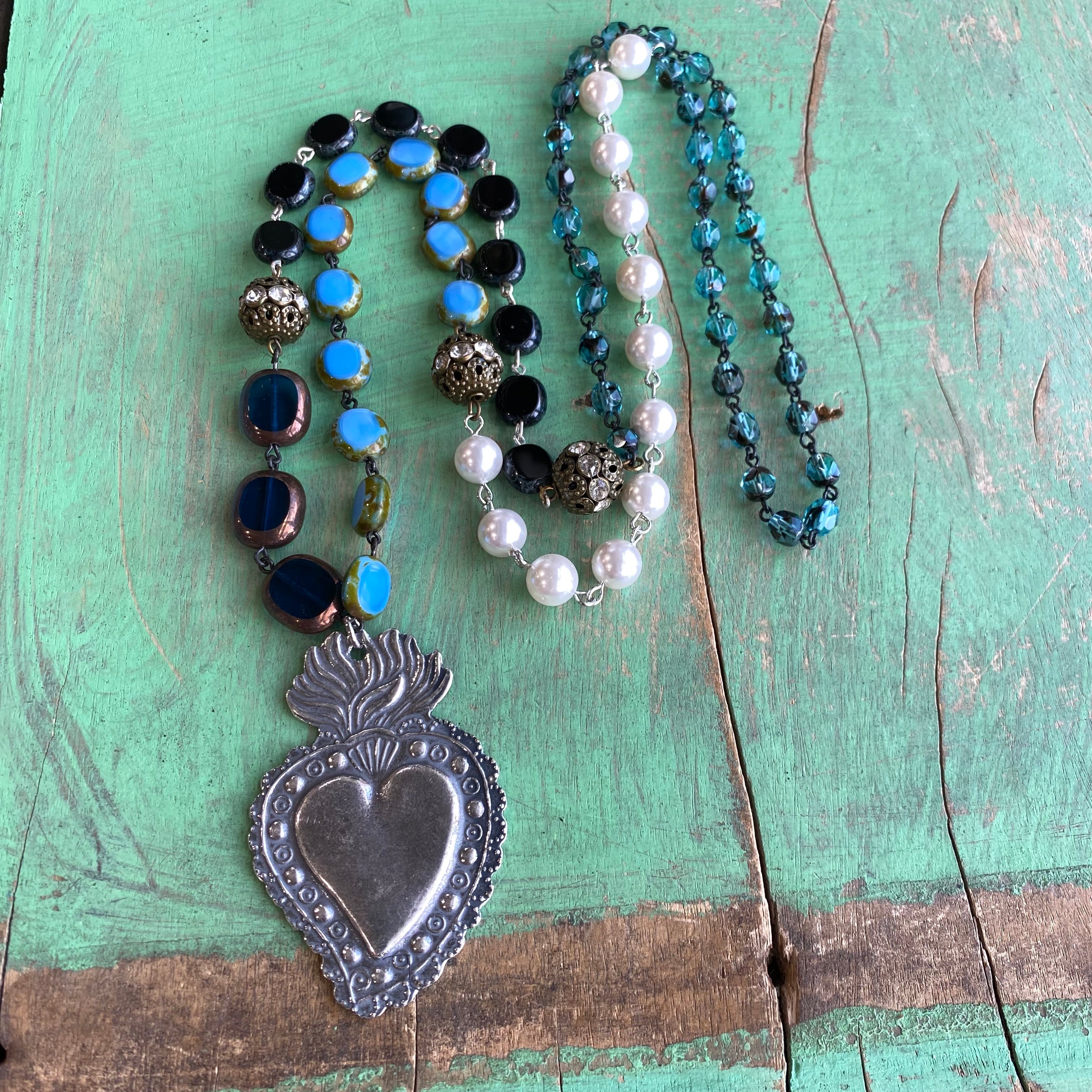 LHJ Turquoise Signature Necklace and Earrings