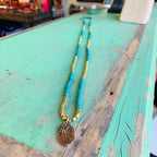 Two-toned Saint Necklace