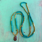 Two-toned Saint Necklace
