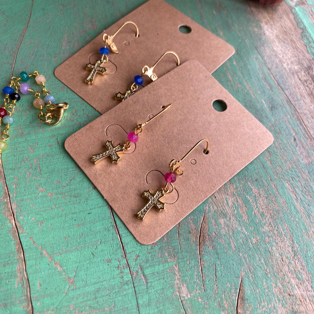 Beaded Heart Lock Necklaces