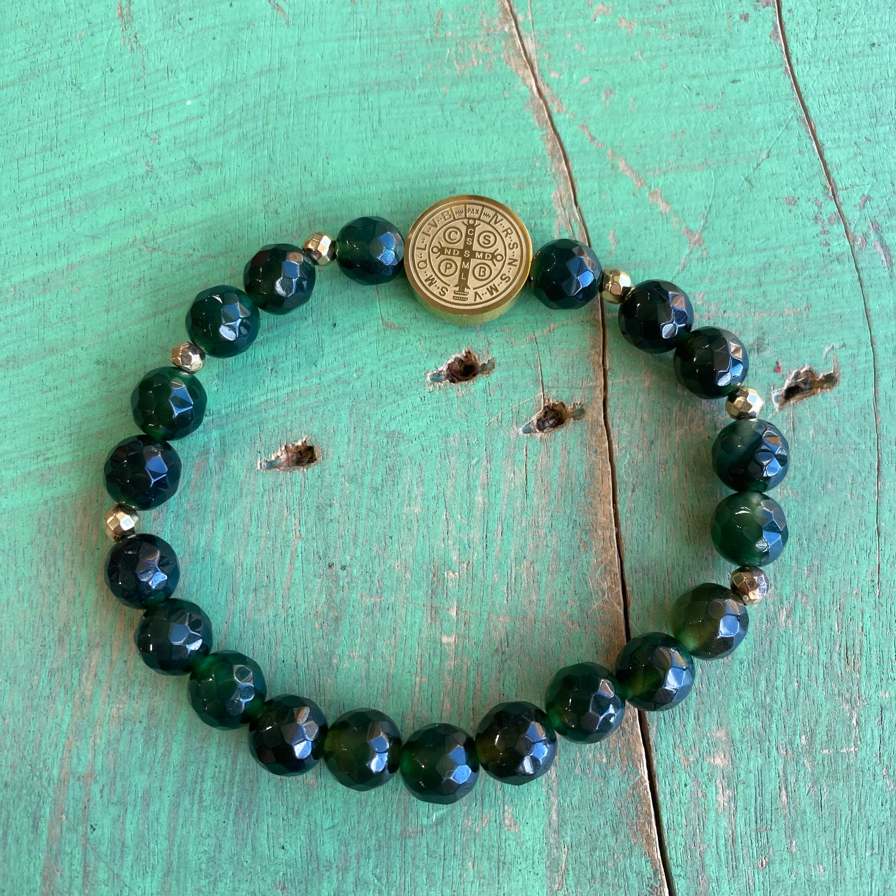 Bright St. Benedict Gold Bracelet