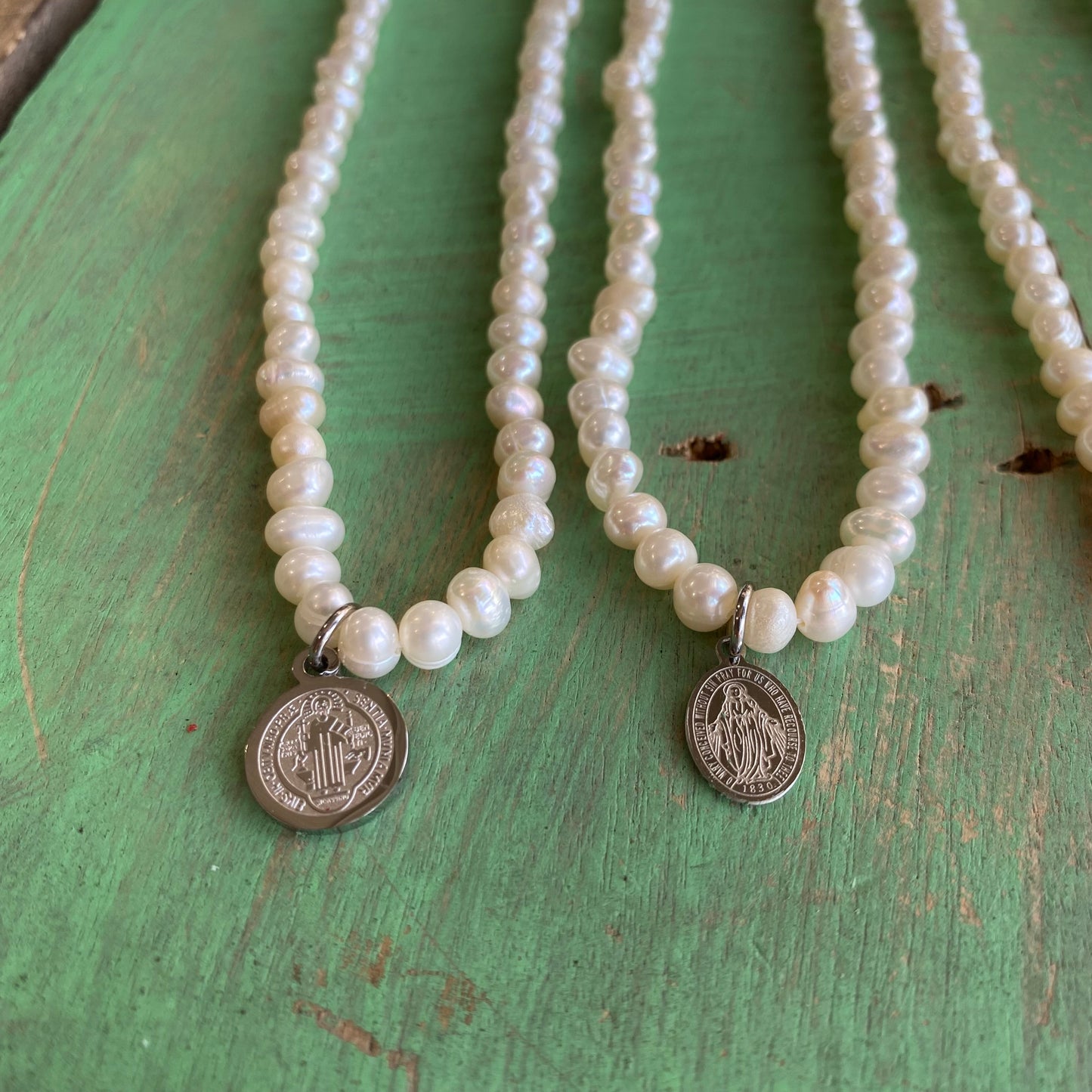 Freshwater Pearl Protection Necklace