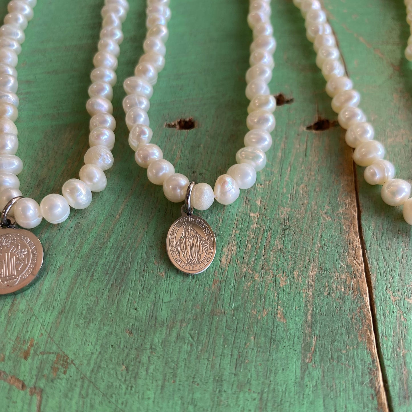Freshwater Pearl Protection Necklace