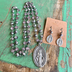 Iridescent Miraculous Medal Set