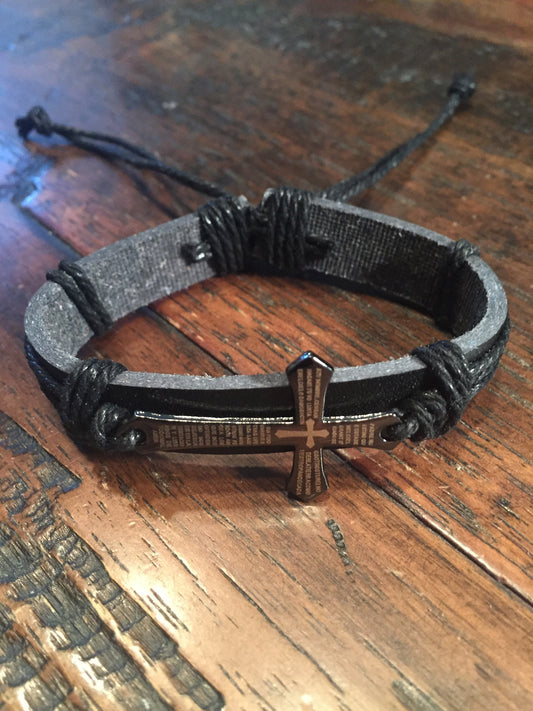 Men's Padre Nuestro (Lord's Prayer) Bracelet