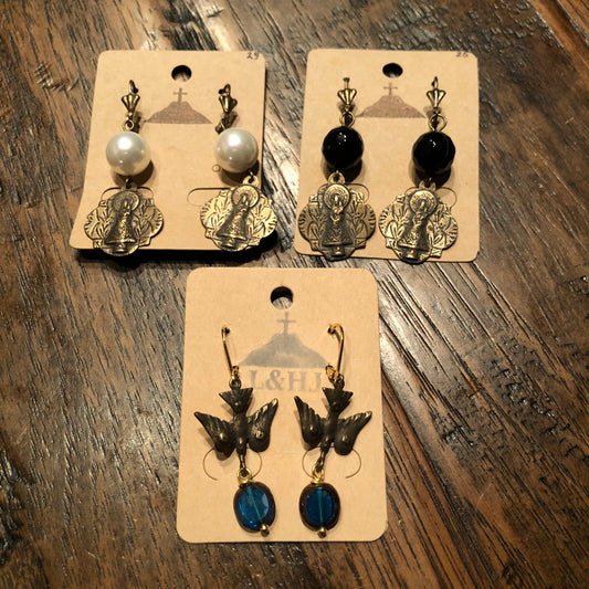 Big Vintage Inspired Earrings
